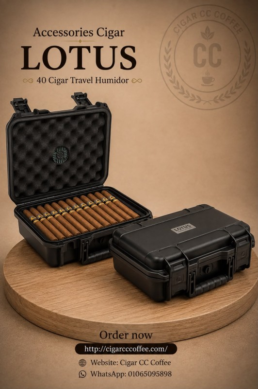 Lotus 40 Cigar Travel Humidor