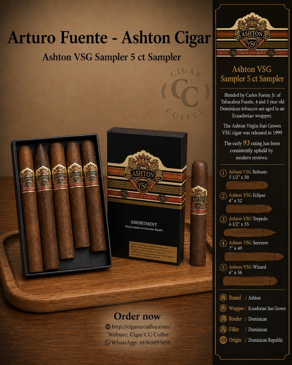 Ashton VSG Sampler 5 ct Sampler