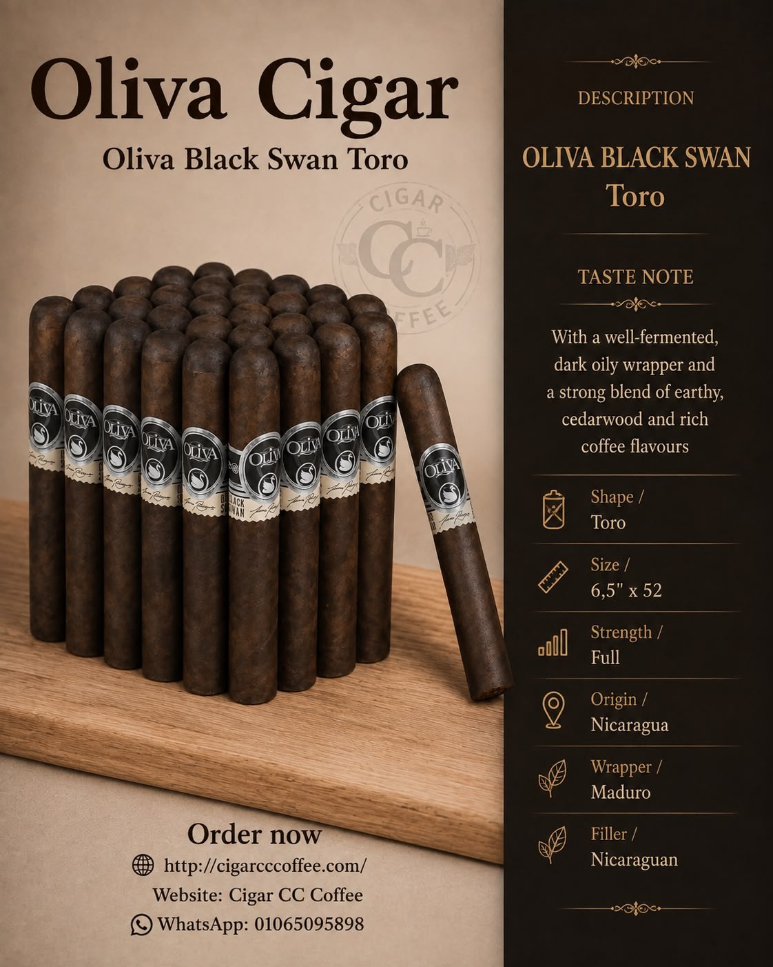 Oliva Black Swan Toro