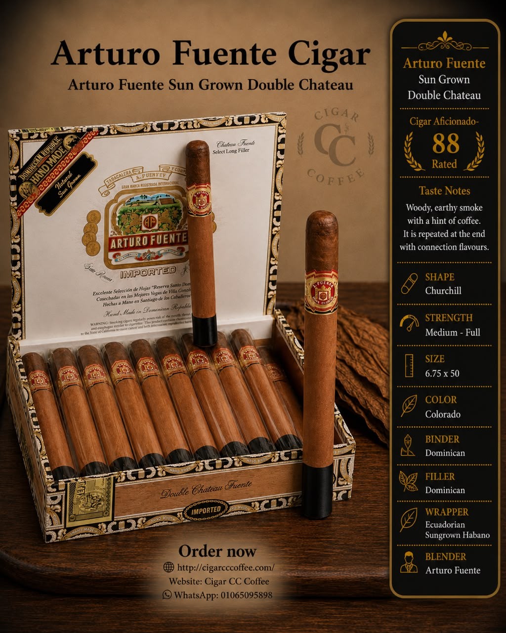 Arturo Fuente Sun Grown Double Chateau