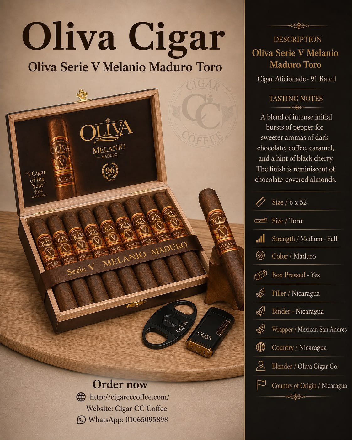Oliva Serie V Melanio Maduro Toro